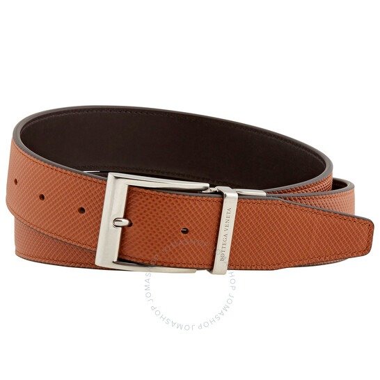 Men's Reversible Textured Leather Belt