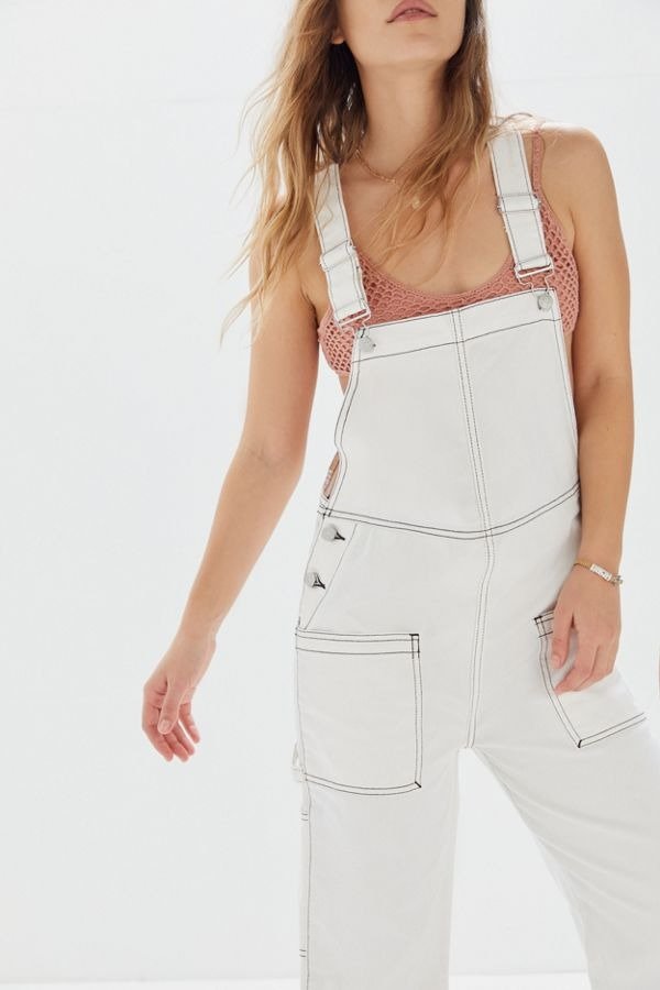 Everly Contrast Stitch Overall
