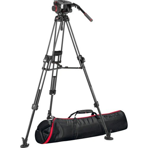 509HD Tripod System with Carbon Fiber 645 Twin FAST Legs, 2-in-1 Spreader & Carry Bag