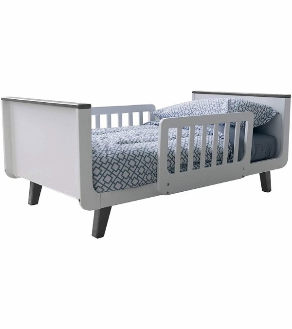 MOD Toddler Bed - White & Earl Grey