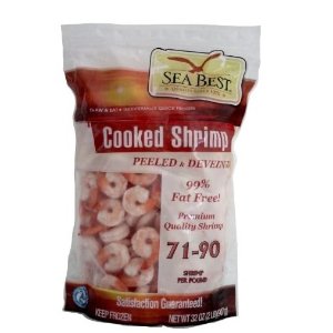 Sea Best 71/90 Cooked Peeled and Deveined Shrimp, 2 Pound