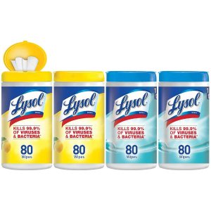 Lysol - Disinfecting Wipes - 4x80ct