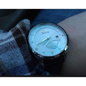 Seiko Men SRN049 Analog Display Japanese Quartz Kinetic Watch