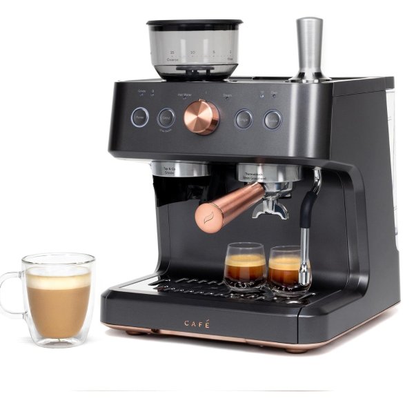 Café Bellissimo 半自动浓缩咖啡机+奶泡器 内置磨豆机
