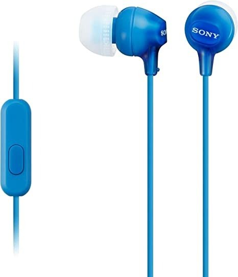 MDREX15AP 有线耳机 带mic 蓝色