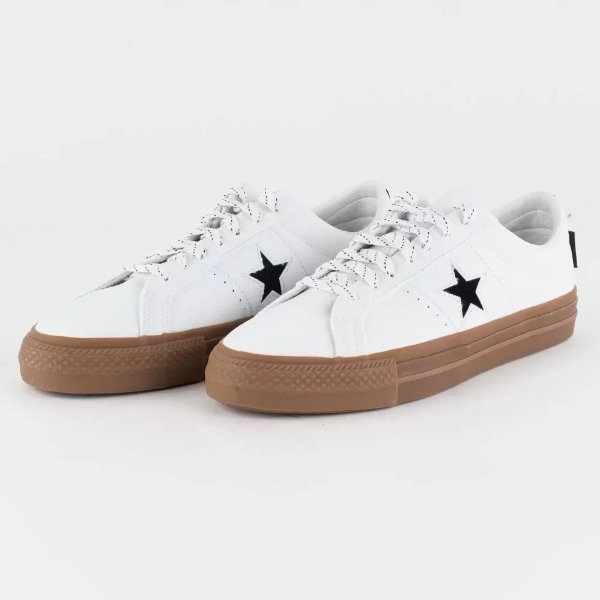 One Star Pro Cordura Canvas Skate Shoes - WHT/BLK | Tillys