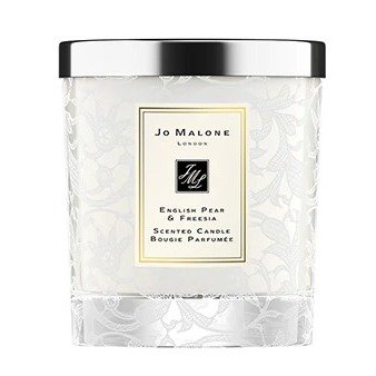 English Pear & Freesia Home Candle with Lace Design | Jo Malone