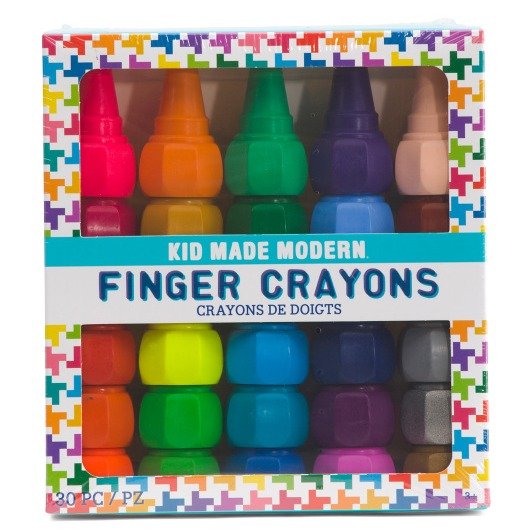 Set Of 30 Finger Crayons