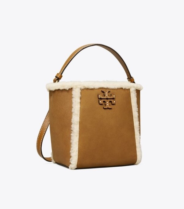 McGraw Shearling Small Bucket BagSession is about to end