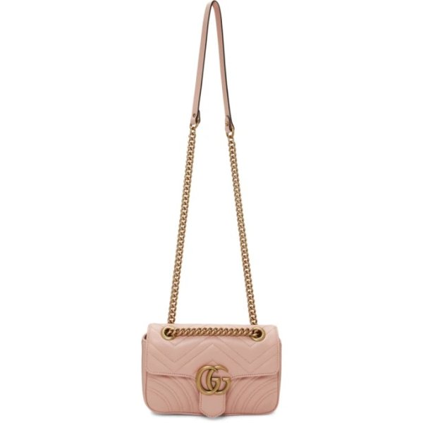 - Pink Mini Marmont Bag