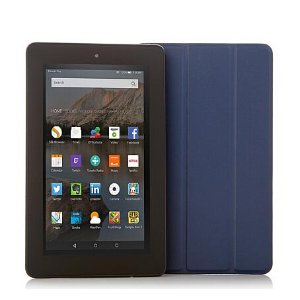 Amazon 7" Quad-Core 16GB Alexa-Enabled Tablet with Case and Online Services Voucher
