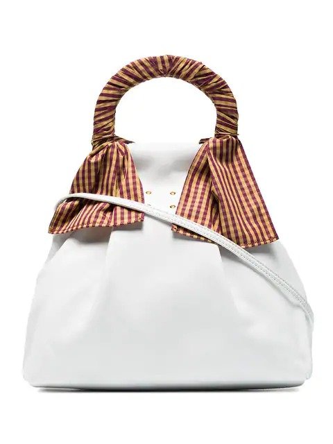 Trademarkwhite Hazel shopper nappa leather shoulder bag