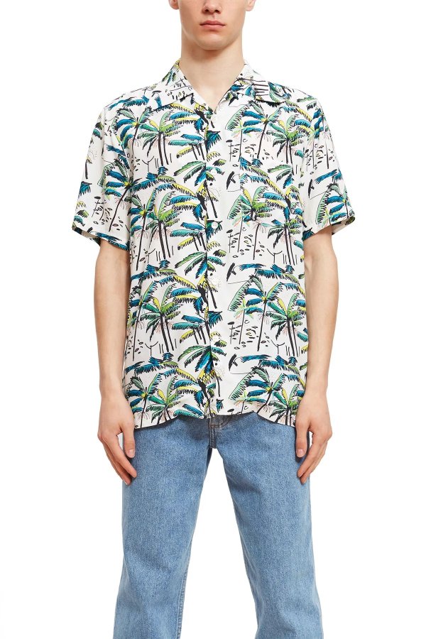 Filipe Palm Short Sleeve Shirt