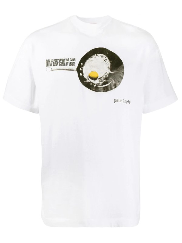 eggs print T-shirt