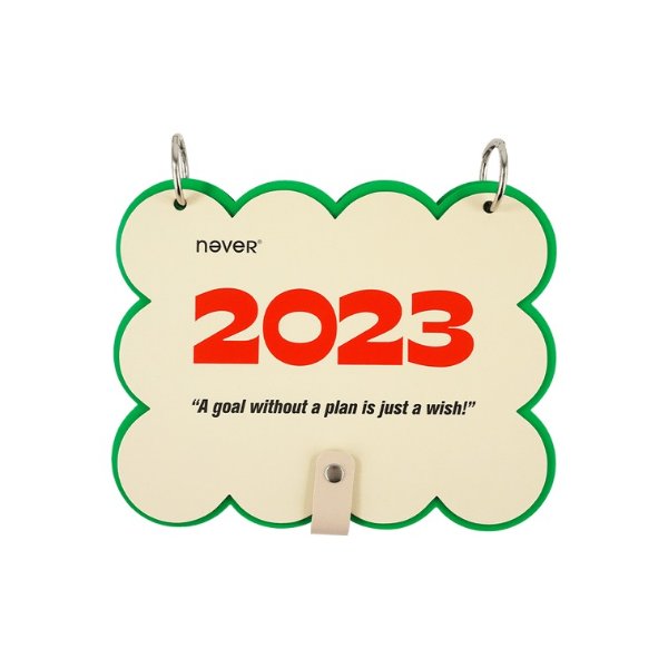 【2023年】NEVER 创意桌面台日历台历挂历 