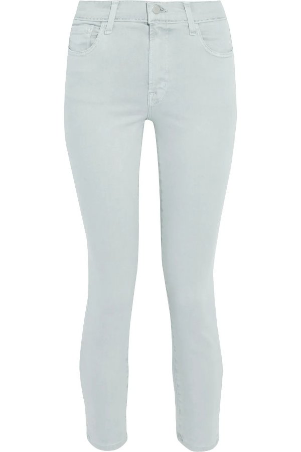 835 cropped mid-rise skinny jeans