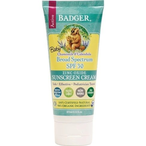 Baby Sunscreen Cream, SPF 30 - 2.9oz