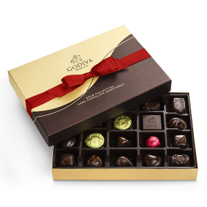 GODIVA 22pc Dark Chocolate Gift Box