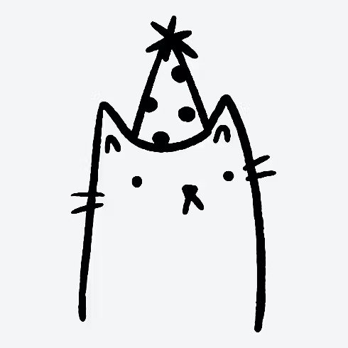 Celebrant 可爱生日帽猫猫