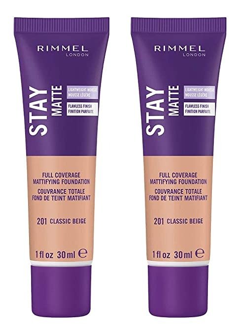 Stay Matte Liquid Foundation, Classic Beige, 1 Fl Oz, 2 Count (Pack of 1)