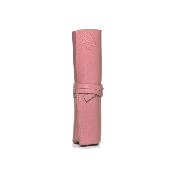 粉色香水皮革包