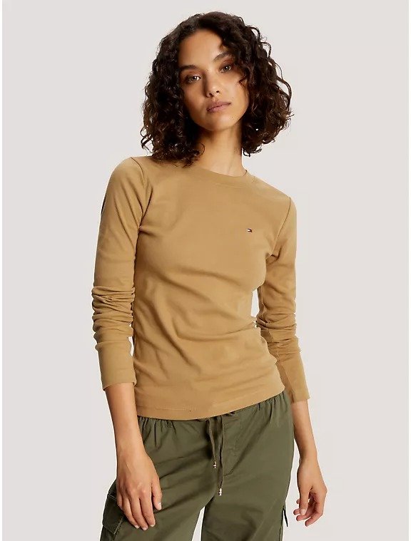 Slim Fit Favorite Long-Sleeve T-Shirt, Tommy Hilfiger
