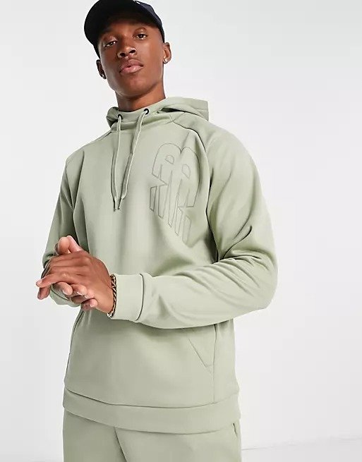 Tenacity hoodie with logo in sage exclusive to ASOS