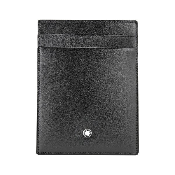 Meisterstuck Front Pocket Leather Wallet - Black