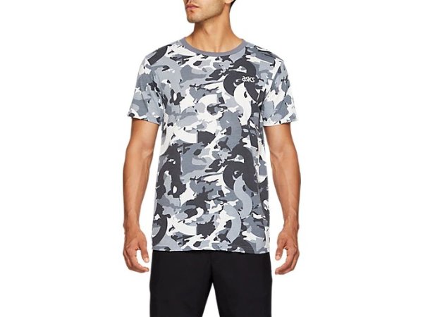 Men's Camo All Over Print Tee | Sheet Rock | Short Sleeve Shirts | ASICS