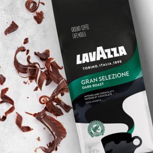 Lavazza Gran Selezione Ground Coffee Blend, Dark Roast, 12 oz