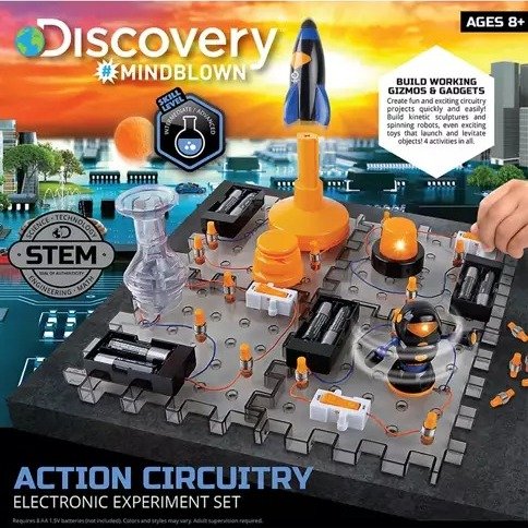 Action Circuitry Electronic Experiment Complete STEM Set