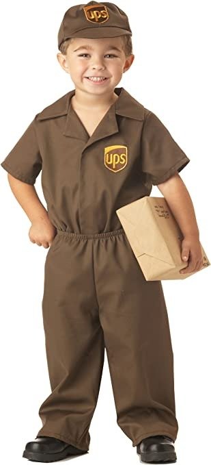 Little Boys' UPS Guy Costume Small (2-3)