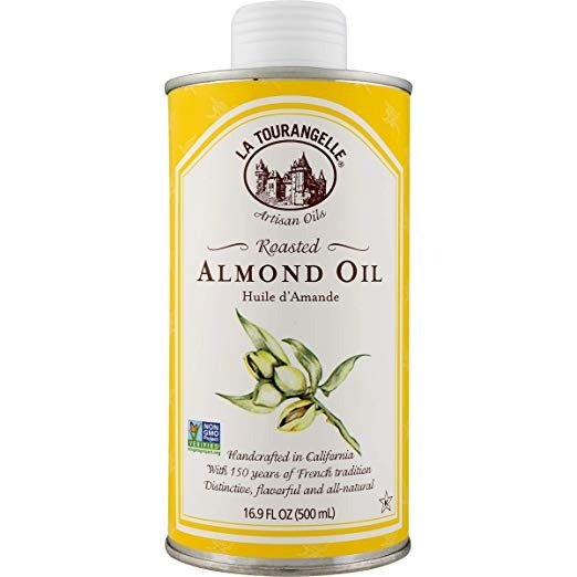 Roasted Almond Oil 16.9 Fl. Oz, All-Natural, Artisanal, Great for Salads, Grilled Fish and Meat, or Pasta