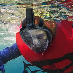 OMorc Snorkel Mask 180-Degree Panoramic Full Face Diving Mask