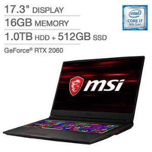 MSI GE75 Raider Gaming Laptop