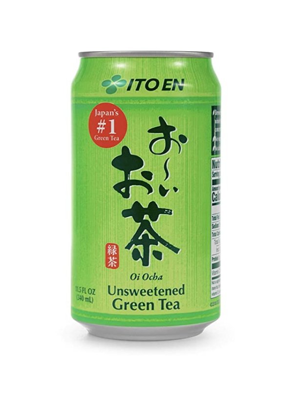 Oi Ocha Green Tea, Unsweetened, 11.5 ounce (pack of 12)