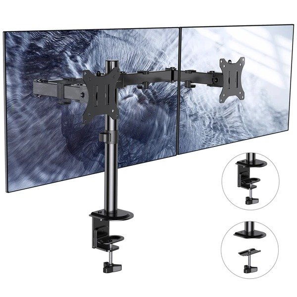 Dual Monitor Arm Desk Mount for 13''-27'' Screens