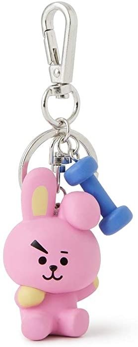 Character Mini Cute Figure Keychain Key Ring Bag Charm with Clip