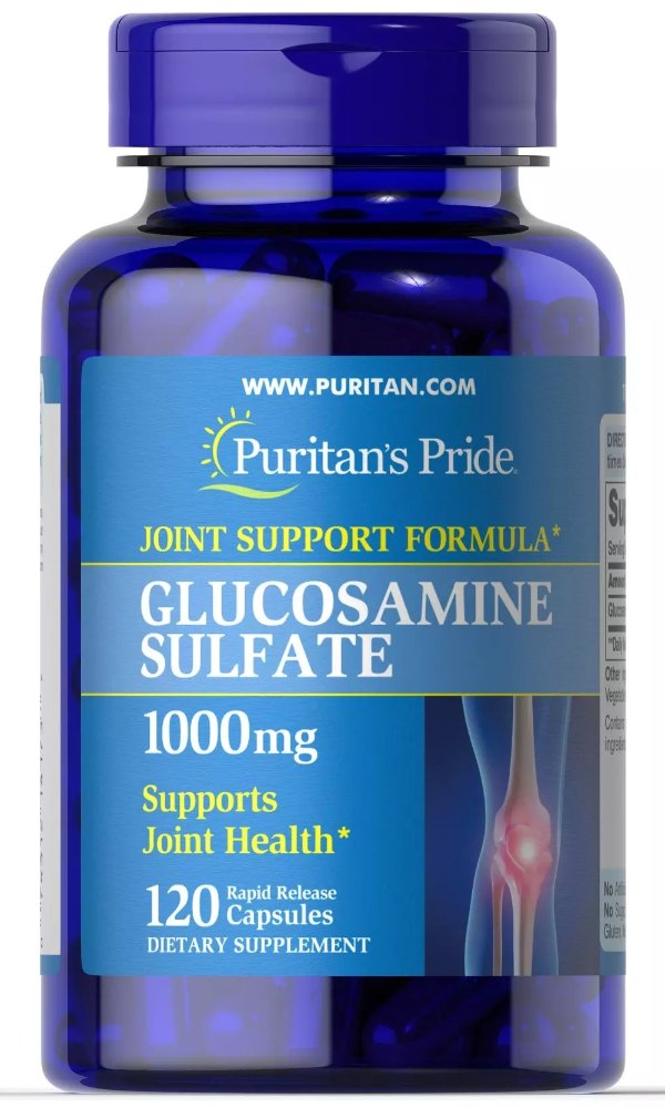 Glucosamine Sulfate 1000 mg 120 Capsules | Joint | Puritan's Pride
