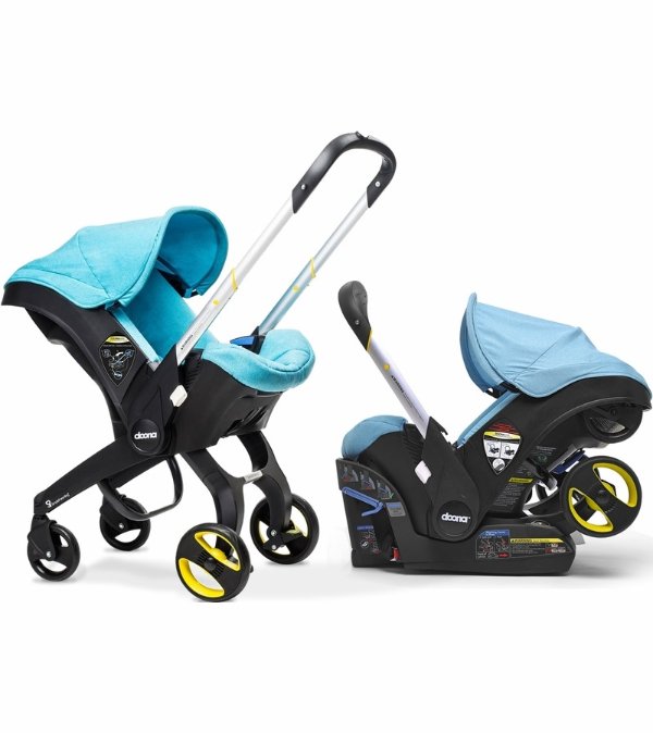 3合1婴儿安全座椅童车 蓝色