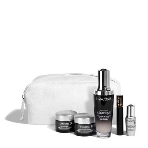 Lancome精华50ml+面霜15ml*2第二代小黑瓶精华护肤五件套装