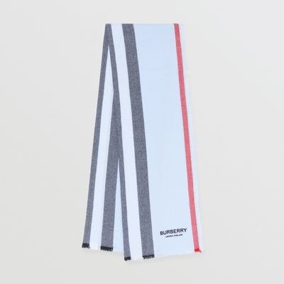Icon Stripe Wool Cashmere Scarf