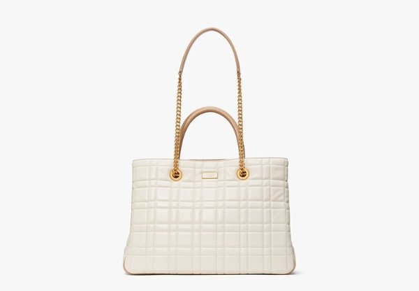 Evelyn Quilted Medium Convertible Shopper Bag