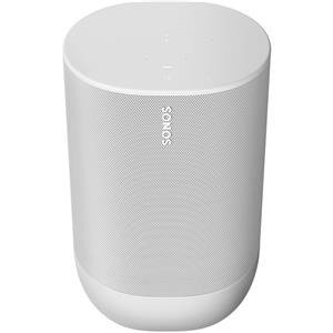 Move Durable Battery-Powered Smart Speaker for Outdoor and Indoor Listening, Lunar White