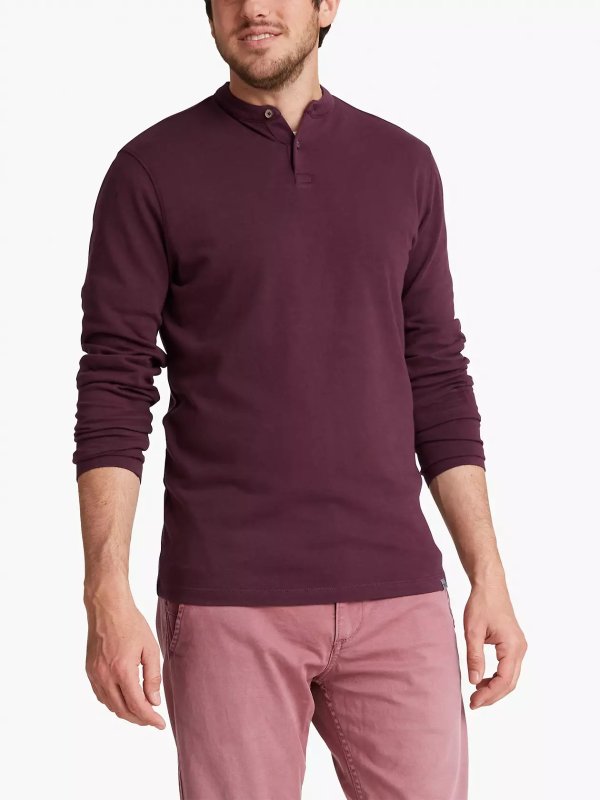 Knit Henley Shirt, Regular Fit Knit Henley Shirt, Regular Fit