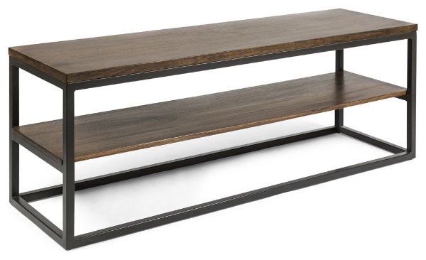 Maxwell Industrial Media Console With Shelves - Industrial - Entertainment Centers And Tv Stands - by Houzz