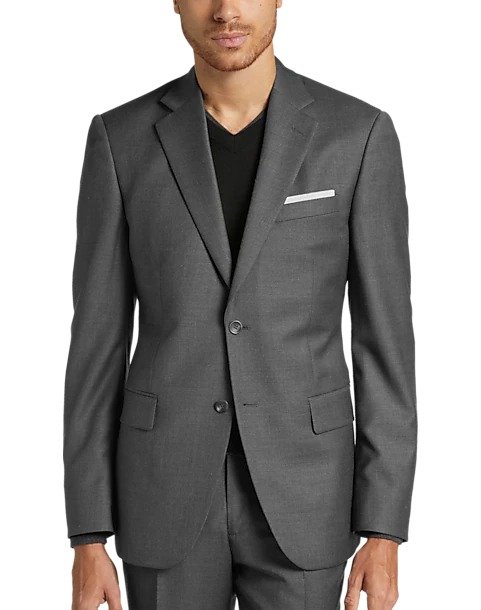 Pronto Uomo Modern Fit Suit, Dark Gray - Men's Sale | Men's Wearhouse