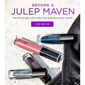 成为Julep Maven会员, 每月收获彩妆/护肤礼盒礼盒(价值超过 $40)