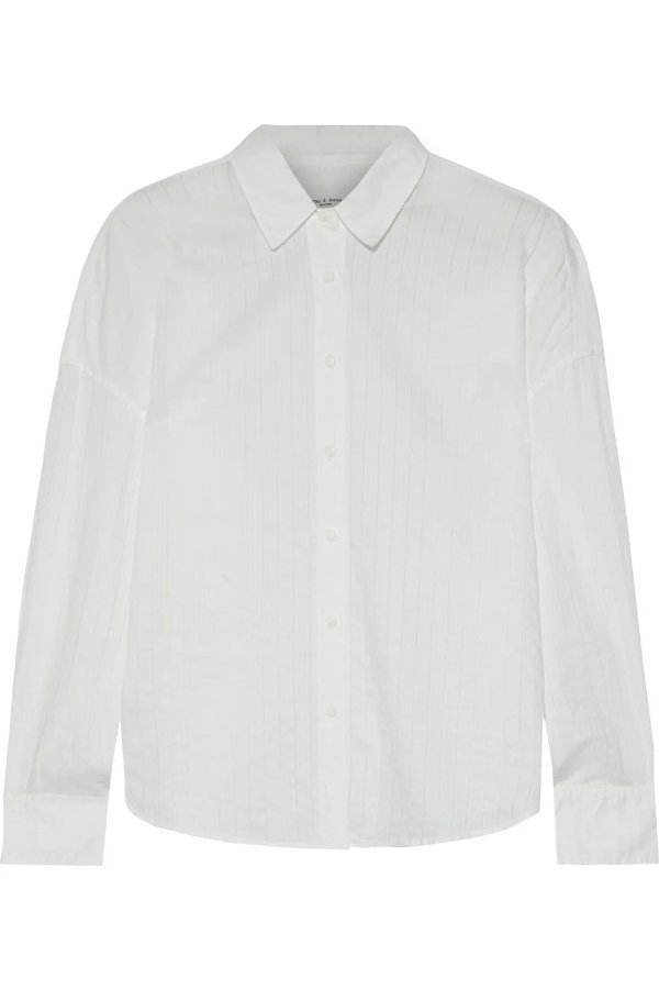 Cotton-jacquard shirt