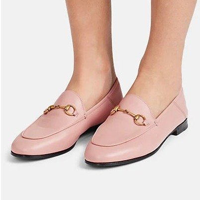 樱花粉乐福鞋